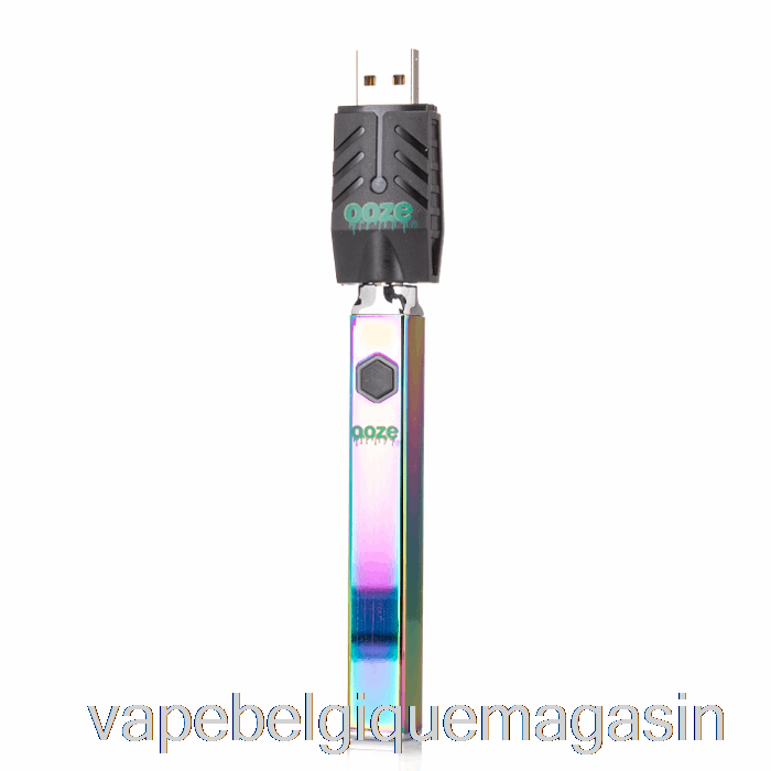Vape Shop Bruxelles Ooze Quad Flex Temp 500mah Batterie Arc-en-ciel
